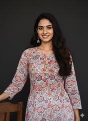 Sanganeri Print Kurti