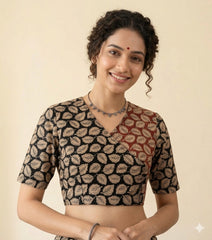 Kalamkari Angrakha Blouse