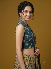 AJRAKH Hand Block Printed Blouse