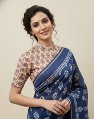 Sanganeri Hand Block Printed Cotton Blouse