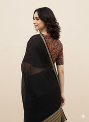 Kalamkari Hand Block Printed Blouse