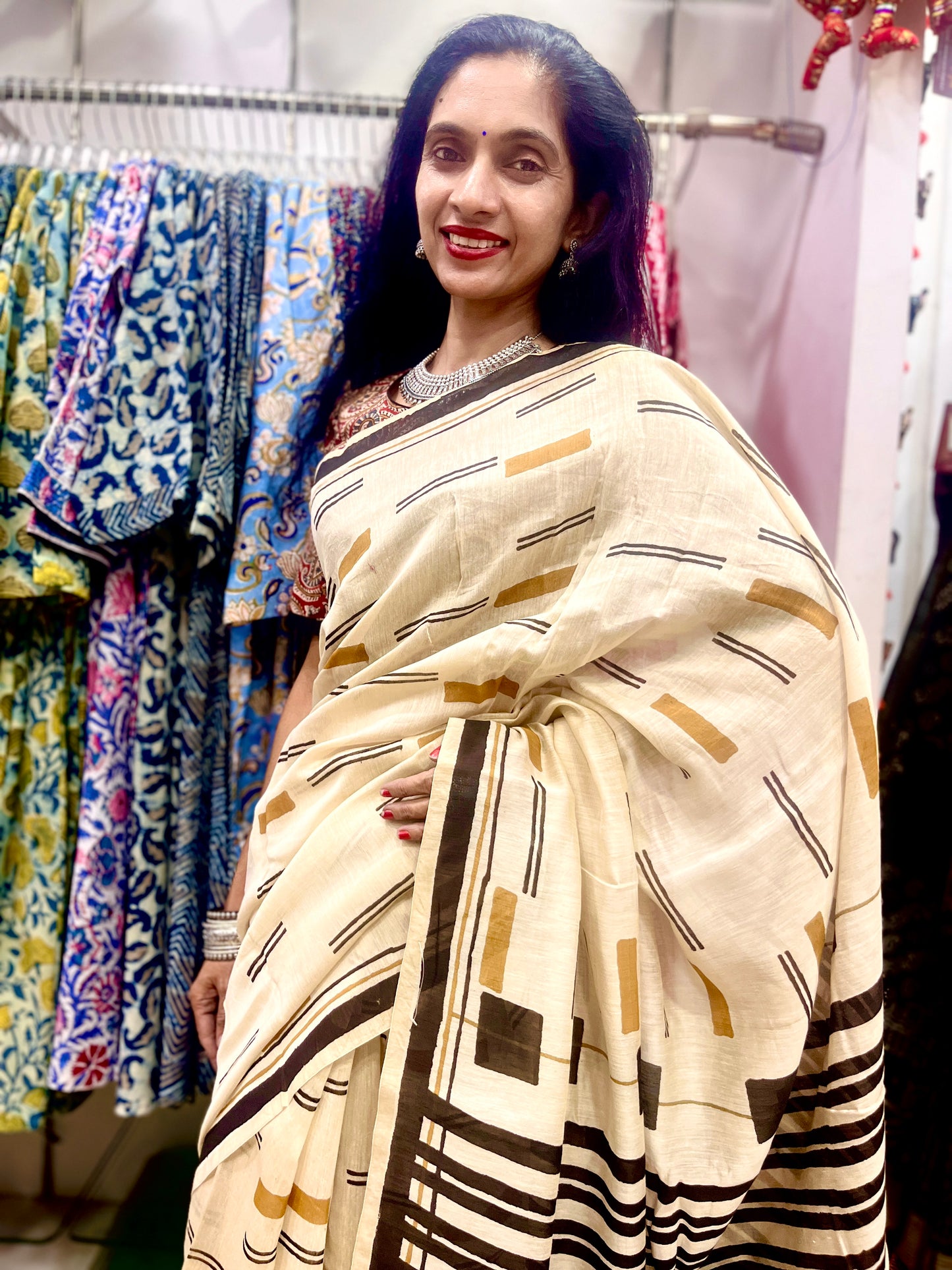Chanderi Silk aree