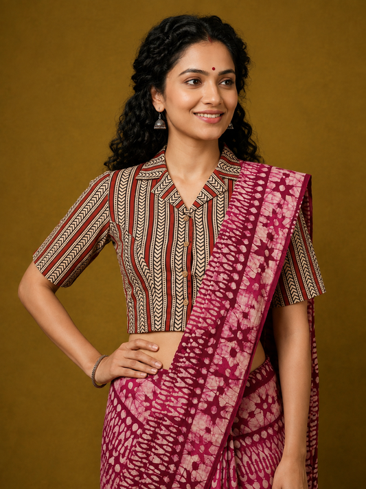 Hand Block Printed Blouse