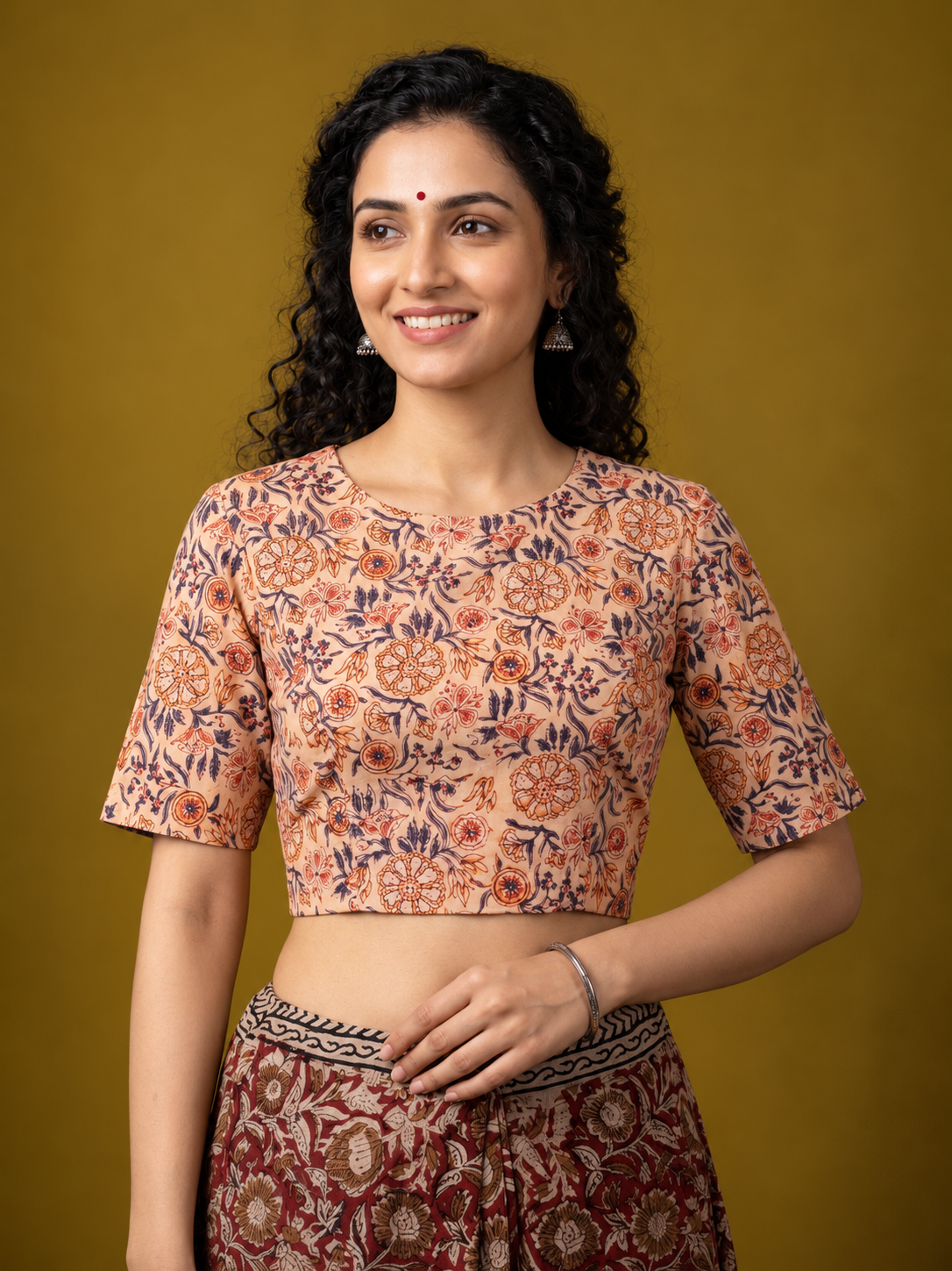 Hand Block Printed Blouse