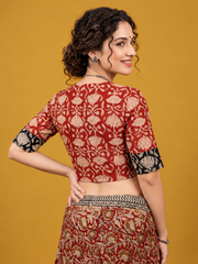 Kalamkari Hand Block Printed Blouse