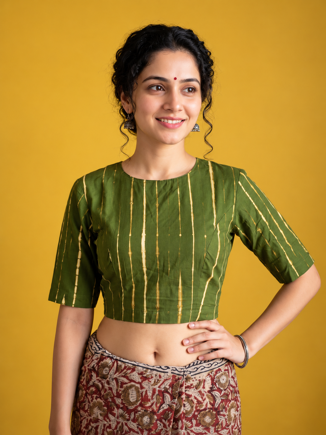 Hand Block Printed Blouse