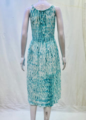 Shibori Art Dyed Halter Neck Dress