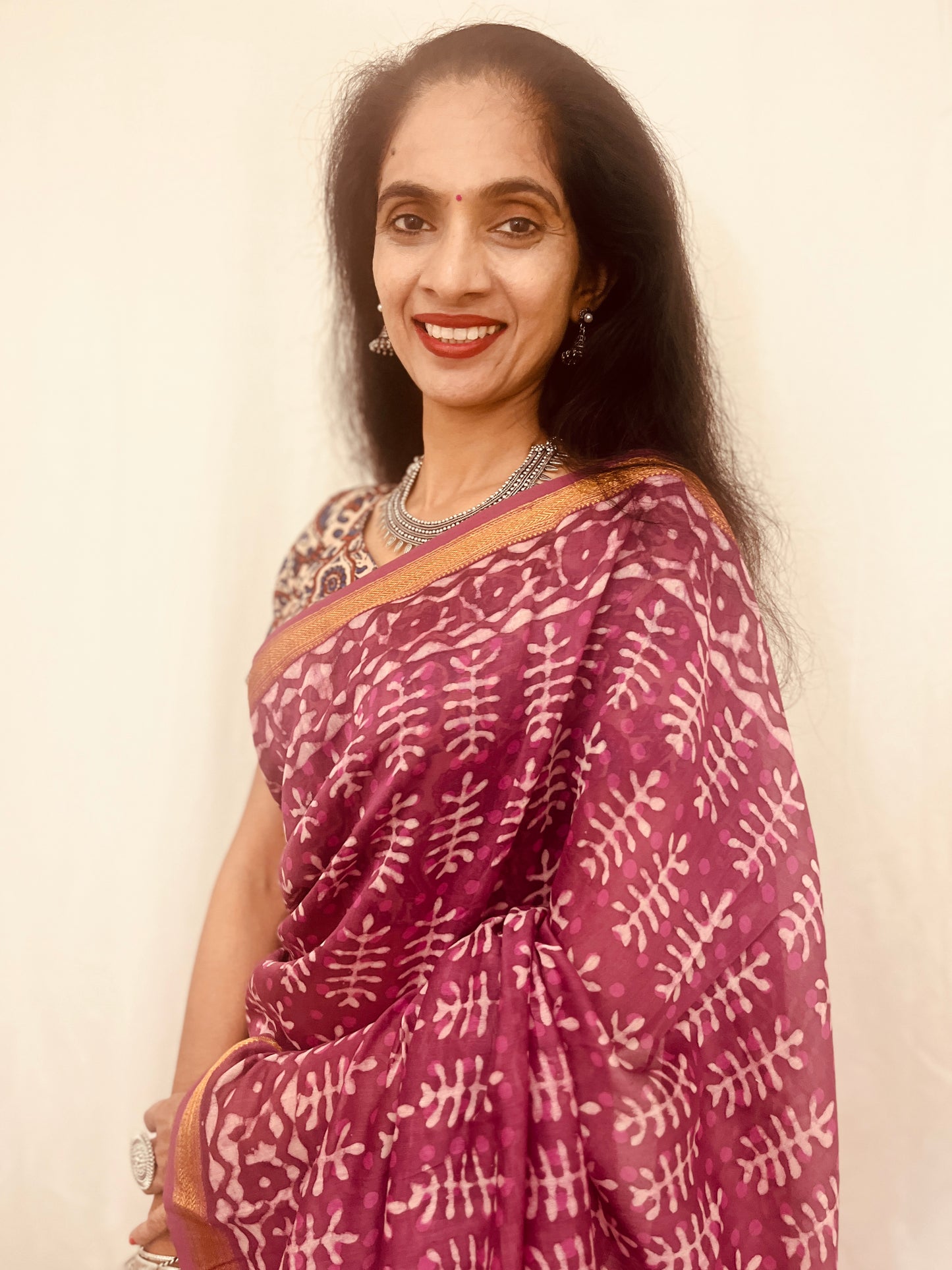 Maheshwari Silk Saree