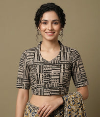 Kalamkari Hand Block Printed Blouse