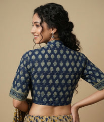 AJRAKH Hand Block Printed Blouse