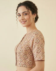 Sanganeri Hand Block Printed Cotton Blouse