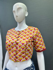 Hand Block Printed Blouse