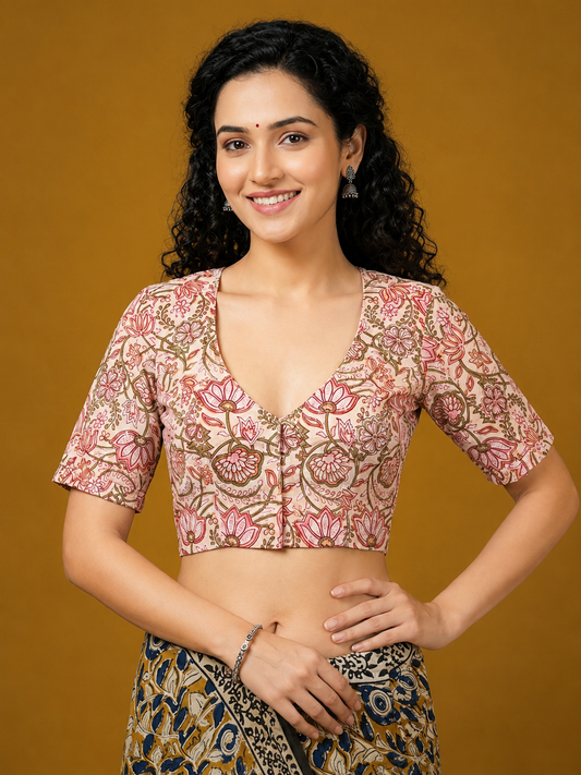 Hand Block Printed Blouse