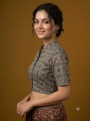AJRAKH Hand Block Printed Blouse