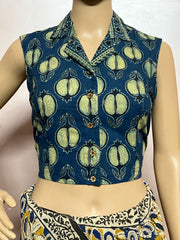 AJRAKH Hand Block Printed Blouse