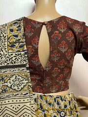 AJRAKH Hand Block Printed Blouse l