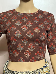 AJRAKH Hand Block Printed Blouse l