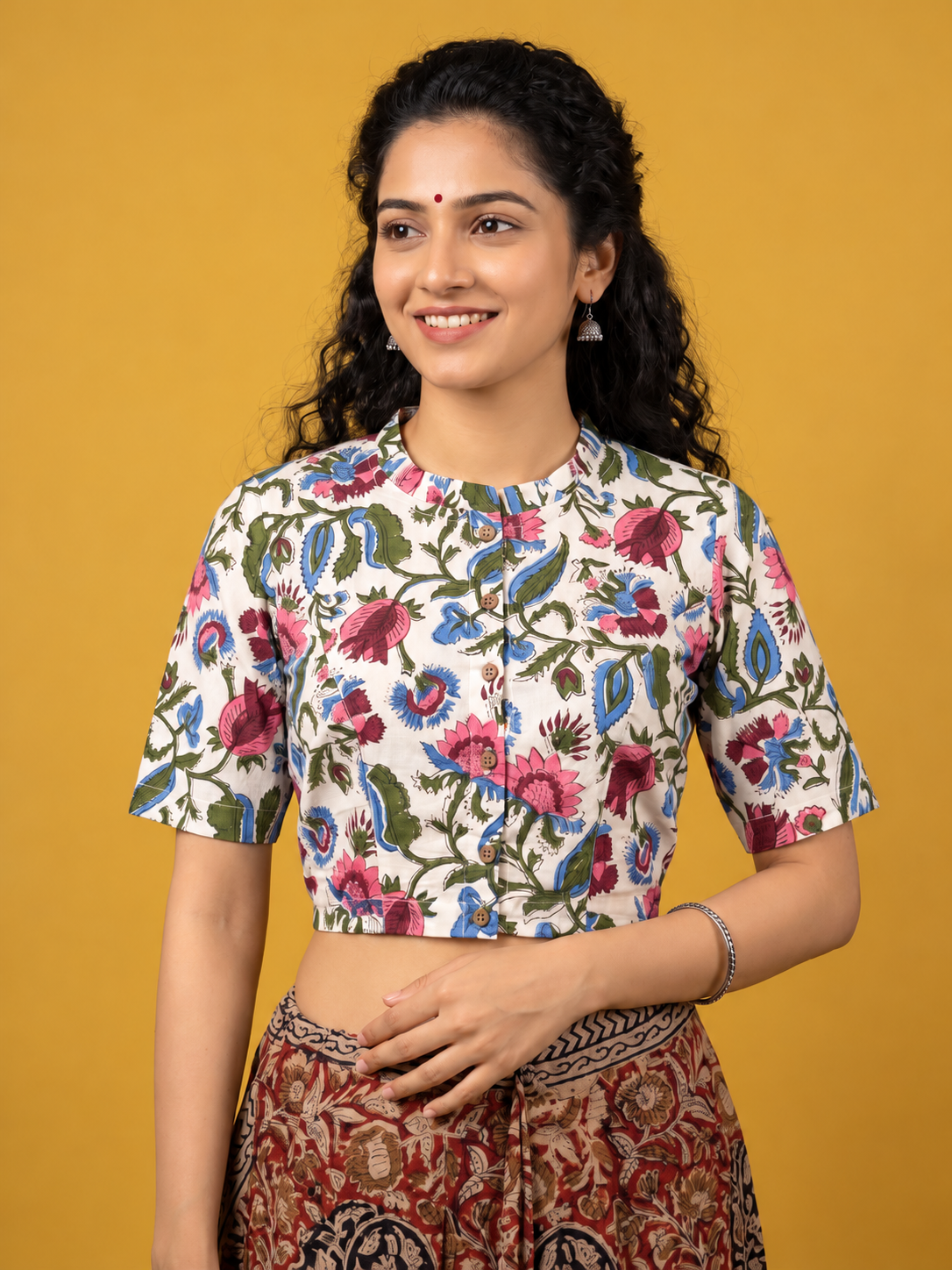 Hand Block Printed Blouse