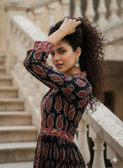 Hand Block Kalamkari Dress