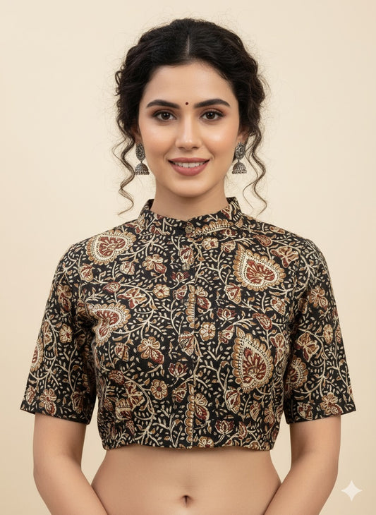Kalamkari Hand Block Printed Blouse