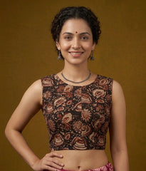 Kalamkari Hand Block Printed Blouse