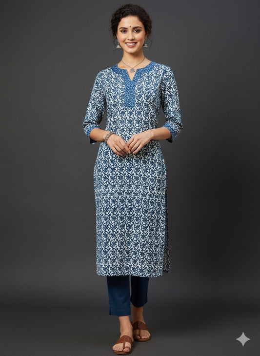 Indigo Dyed Kurti