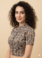 Kalamkari Hand Block Printed Blouse
