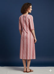 Hand Block Printed Dress