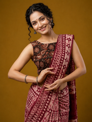 Kalamkari Hand Block Printed Blouse