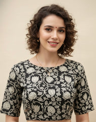 Kalamkari Hand Block Printed Cotton Blouse