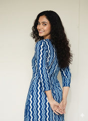 Indigo Dyed Long Dress