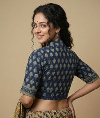 AJRAKH Hand Block Printed Blouse