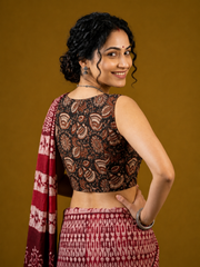 Kalamkari Hand Block Printed Blouse