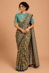 Kalamkari Hand Block Printed Blouse