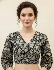 Kalamkari Hand Block Printed Cotton Blouse