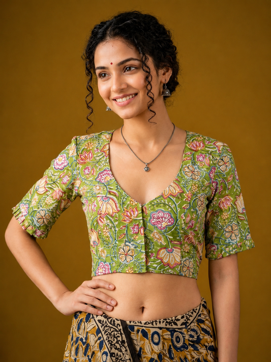 Hand Block Printed Blouse