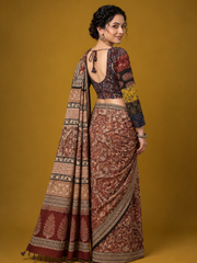 Patchwork AJRAKH Printed Cotton Blouse