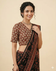 Kalamkari Angrakha Blouse