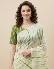 Shibori Art Hand Block Printed Blouse