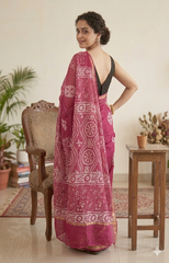 Bandhani Printed Kota Doriya Saree