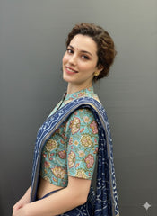 Kalamkari Hand Block Printed Blouse