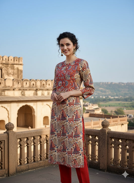 Kalamkari Kurti