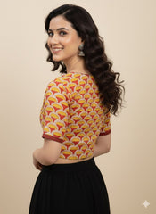 Hand Block Printed Blouse