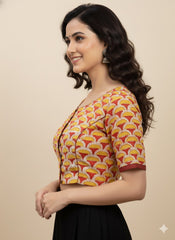 Hand Block Printed Blouse