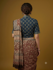AJRAKH Hand Block Printed Blouse