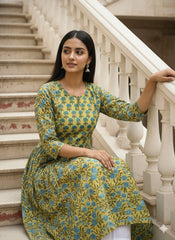 Sanganeri Print Kurti