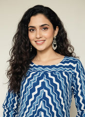 Indigo Dyed Long Dress