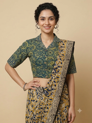 AJRAKH Hand Block Printed Blouse