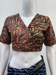 Kalamkari Hand Block Printed Blouse