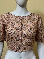 Sanganeri Hand Block Printed Cotton Blouse